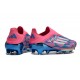 Scarpa da Calcio Uomo adidas F50+ Elite LL FG Solar Blu Ftwr Bianco Solar Rosa