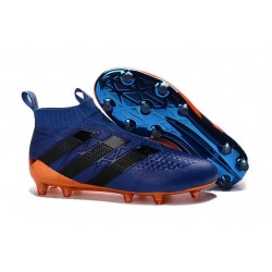 Scarpini da Calcetto Champions League 2016 adidas Ace16+ Purecontrol FG/AG Arancio Blu