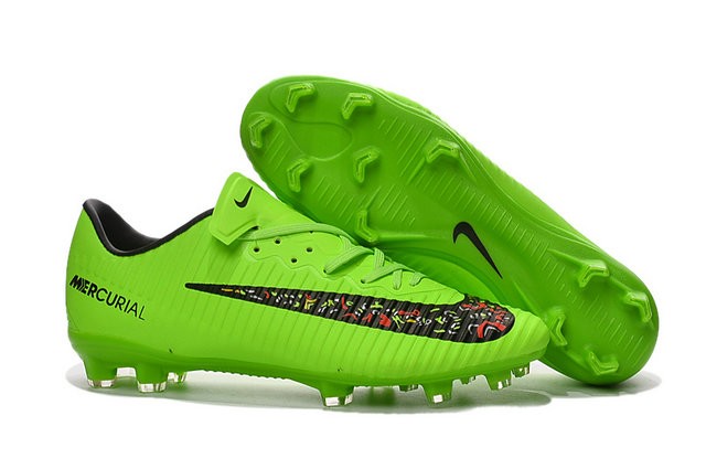 Nike Mercurial Vapor XI FG 2016 Scarpini da Calcio Verde Nero